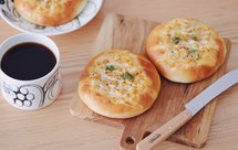 玉米沙拉小面包