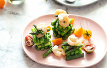 越吃越瘦的芦笋虾仁色拉