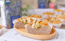 黑全麦鸡肉沙拉面包（波兰种）