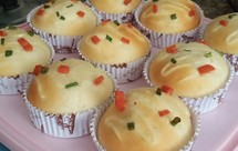 火腿香葱肉松沙拉酱面包