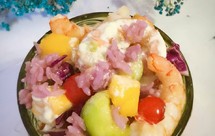 甜虾水果沙拉