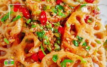 凉拌藕片~夏日开胃凉菜