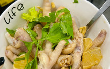 开胃凉菜：香辣柠檬鸡爪