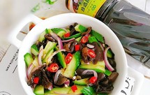【低脂美味】捞汁黄瓜木耳凉拌菜