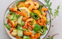 炎夏必备开胃凉菜：凉拌柠檬虾