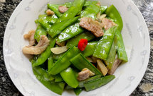 ㊙️家常小菜，荷兰豆炒肉片