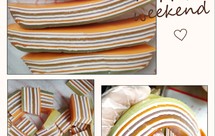 小孩子健康零食，纯天然蔬菜制作高颜值Q弹彩色椰汁千层糕马蹄糕