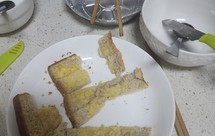 小鼠面包片level up:爆浆芝士面包片（弱火量空气炸锅）小白专属做出好吃的零食