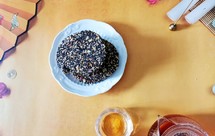 空气炸锅版～养生小零食，芝麻红枣核桃脆饼