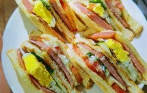 鸡蛋火腿三文治