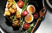 咖喱菠萝虾芝士盐面包【健康一手握】