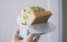 牛奶盒变三明治纸盒