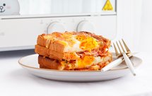 元气早餐❗️好吃到舔手指的火腿芝士三明治