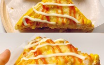 料超足的芝士玉米三明治，只要15分钟