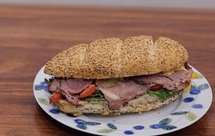 星巴克帕斯雀牛肉鲜蔬三明治｜从面包胚开始复刻