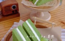 抹茶奶酪三明治蛋糕