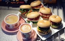 花式贝果三明治