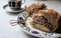 吞拿鱼蔓越莓鸡肉法棍三明治【健康一手握】