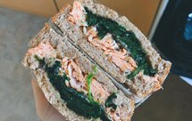 全麦三文鱼菠菜三明治 附超详细的包三明治大法｜#Healthybreakfast#