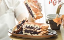 海盐红豆沙乳酪热压三明治