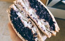 低卡版网红紫米面包/紫米乳酪三明治（附自制炼乳做法） ｜#Healthybreakfast#