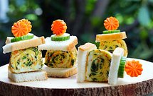 蔬菜厚蛋烧三明治（超详细平底锅做厚蛋烧）