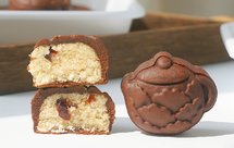 巧克力蔓越莓乳酪椰蓉月饼（含超快手馅料制作｜无蛋｜无需炒制）