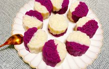 紫薯山药糕月饼