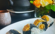 自制冰皮月饼馅&皮