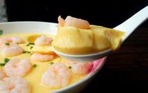 滑嫩的虾仁蛋羹