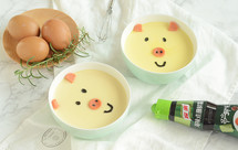 蒸蛋羹——打败小猪卡通怪