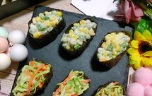 沙拉「军舰寿司