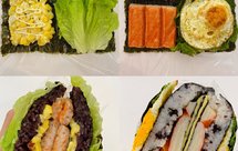 早餐便当！折叠饭团紫菜包饭