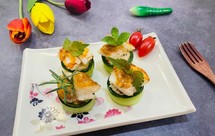 挪威北极鳕鱼黄瓜寿司