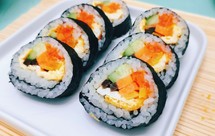 就是那个味儿~❤️咸蛋黄寿司