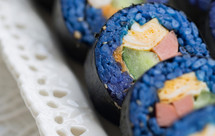 蝶豆花寿司紫菜包饭（治愈系高颜值地中海蓝）