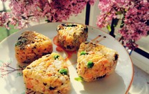 金枪鱼烤饭团【空气炸锅】