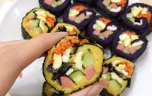 （好吃不胖！减脂寿司）『低卡红薯/紫薯寿司卷』