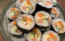 好吃的寿司卷，有小美好简单