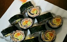 藜麦金枪鱼寿司卷