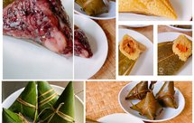 最简单省事的粽子包法，大黄米肉粽，紫米八宝肉粽，大黄米蜜枣粽，包法视频合辑