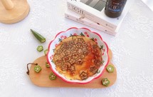 秋葵鸡蛋羹