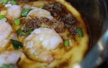 虾仁肉松鸡蛋羹