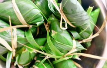 北方甜粽子端午节粽子包法—豆沙粽子蜜枣粽子