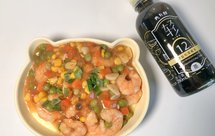 蔬菜虾仁鸡蛋羹