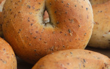 【健身减脂】无油奇亚籽亚麻籽黑芝麻燕麦贝果外脆里软早餐搭档备粮