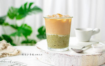 夏日限定！清凉解暑｜ 绿豆沙冰拿铁
