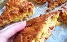 低碳下午茶！（生酮keto）低碳者都吃点啥-无敌香浓！低碳生酮芝士培根香葱司康！简单粗暴！懒人快手！