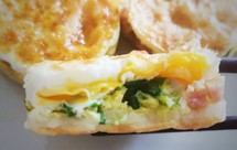 鸡蛋堡 路边摊小吃 怀旧味道 早餐下午茶点心