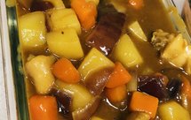 咖喱饭、鸡肉咖喱、便当饭配菜，详细版咖喱鸡